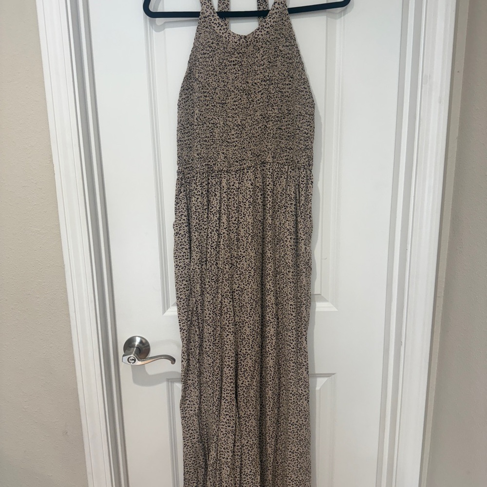 Jessica Simpson Leopard print Jumpsuit size XL